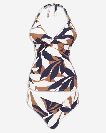 MAGISCULPT Twist Front Tankini Set