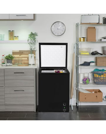 Abode A142CF0E1B Chest Freezer 142L Black + Install