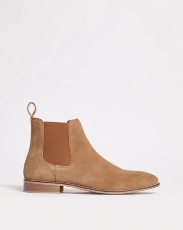 Premium Suede Chelsea Boot Wide