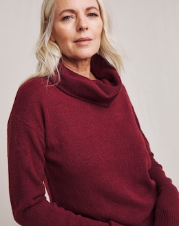 Julipa Soft Wool Roll Neck Co-Ord Jumper
