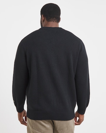 Jack & Jones Norrebro Logo Jumper - Black