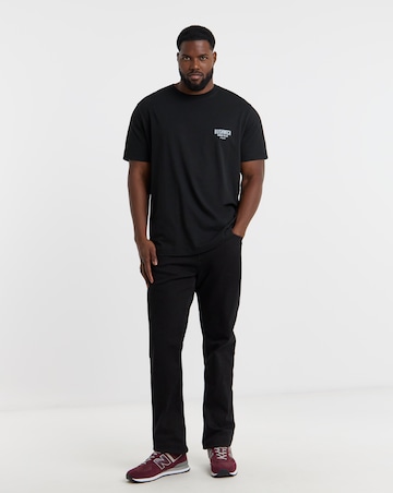 Jack & Jones Bushwich Back Graphic T-Shirt - Black