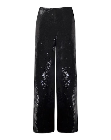 Ro&Zo Sequin Wide Leg Trouser