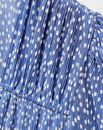 Mango Printed Bow Tie Dress