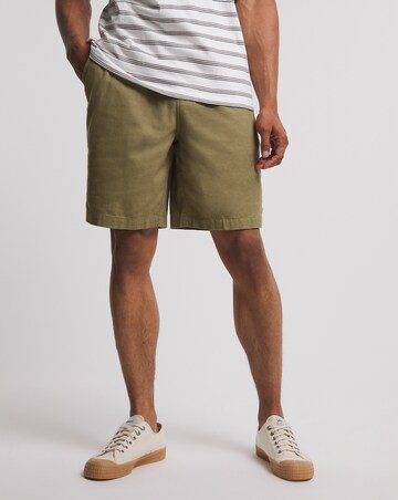Linen Mix Elasticated Short
