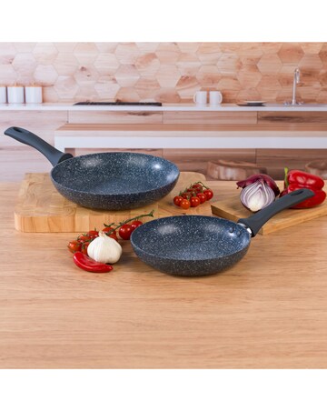 Russell Hobbs Nightfall Stone 2 Piece Frying Pan Set - 20cm, 24cm