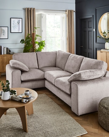 Hunter Chenille Left Hand Corner Sofa