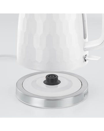 Russell Hobbs 26050 Textured Honeycomb White Kettle