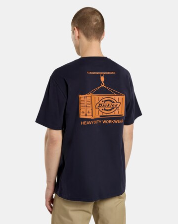Dickies Short Sleeve Apison Back Graphic T-Shirt - Navy