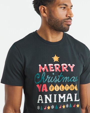 Christmas Graphic Check Pyjamas