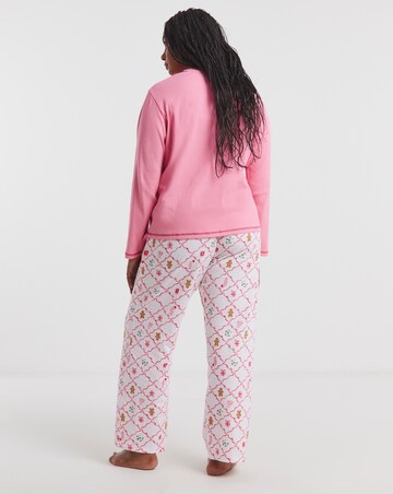 Simply Be (2 Pack) Christmas Ribbed Pyjama Sets