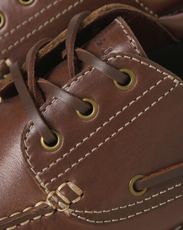 Jack & Jones Brooklyn Leather Boat Shoe - Tan