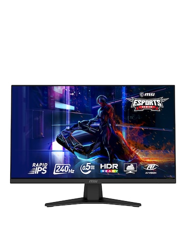 MSI MAG 274QF 27in 180Hz WQHD HDR Rapid IPS 0.5ms Flat Gaming Monitor