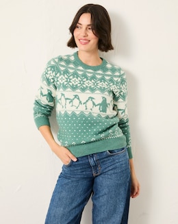 Fatface Penguin Jumper