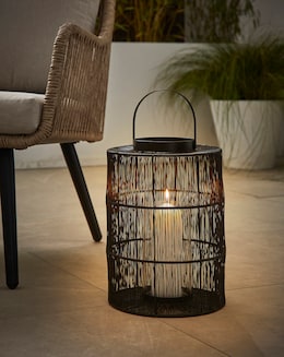 Ivyline Portofino Wirework Lantern H34cm W24cm