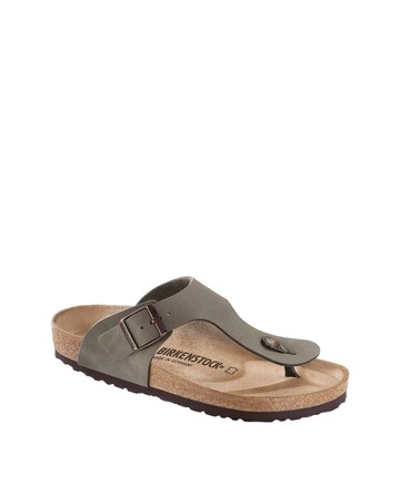 Birkenstock Classic Birkibuc Ramses Sandals - Stone
