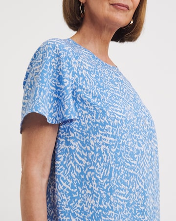 Short Sleeve Woven Top