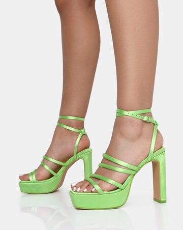 Public Desire Viola Wide Fit Platform Sandals