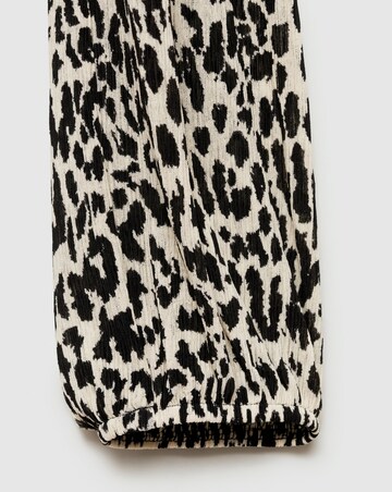 Mango Lin Leopard Print Blouse