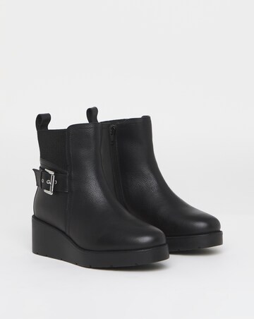 Natalie Wedge Chelsea Boots - Wide Fit (E)