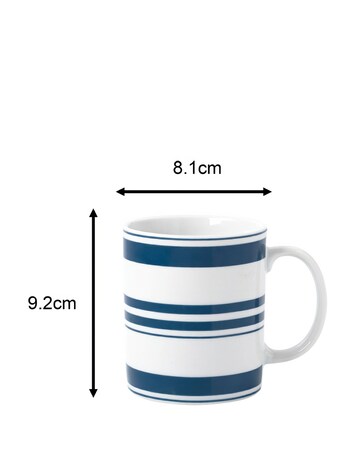 Waterside Blue Bistro 80 Piece Dinner Set