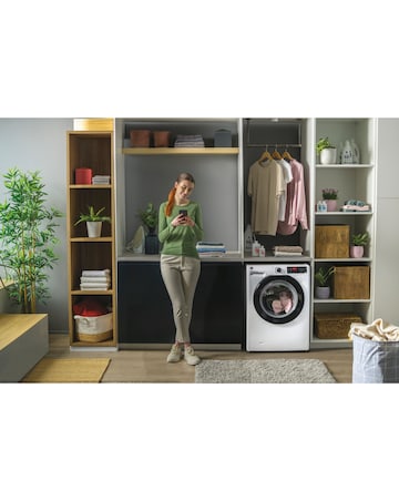 Hoover H-WASH 350 H3WPS496TAMB6-80 9kg Washing Machine - White + installtion