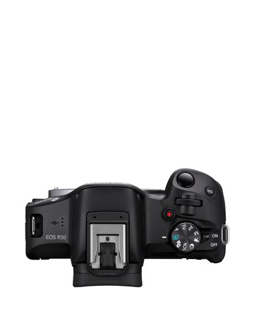 Canon EOS R50 APS-C Mirrorless Camera inc RF-S 18-45mm Lens - Black