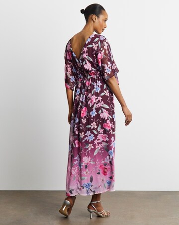 Joanna Hope Printed Crinkle Chiffon Dress