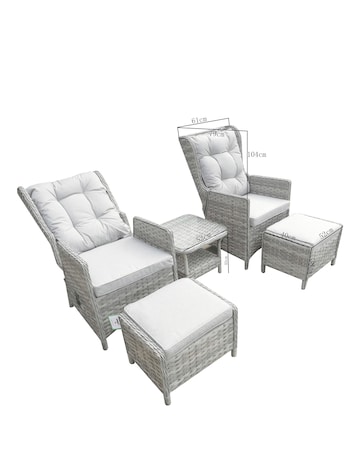 James Reclining Bistro Lounge Set