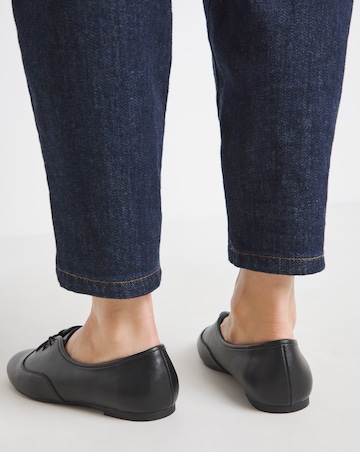 Ravenna Lace Up Ballerina Shoes - Extra Wide Fit (EEE)