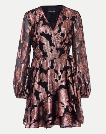 Phase Eight Foil Wrap Dress