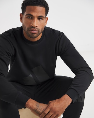 adidas Fleece Big Logo Crew Neck Tracksuit