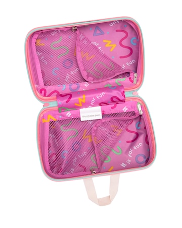 IT Luggage Bobble Bloc Kids 2pc Suitcase Set - Raspberry Rose