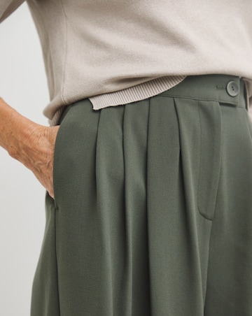 Olive Wide Leg Trousers
