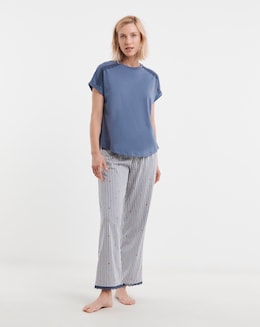 Joe Browns Nautical Pyjama Set Blue Multi
