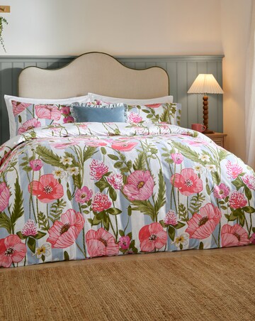 Wylder Poppy Trail Cotton Blend Reversible Duvet Cover Set