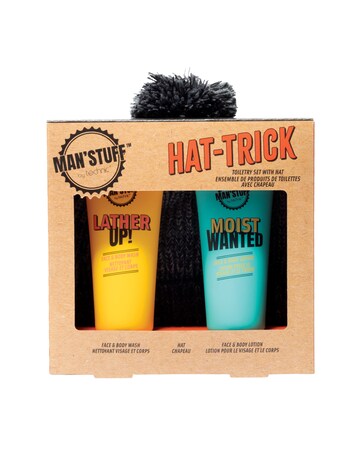 Man's Stuff Hat-Trick gift set