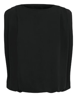 Anthology Charcoal Modal Shoulder Pad Top