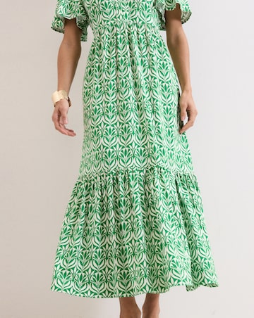 Phase Eight Shakira Printed Jersey Midiaxi Dress