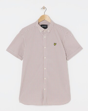 Lyle & Scott Short Sleeve Gingham Shirt