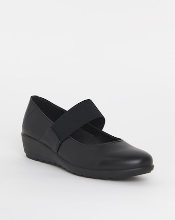 Cushion Walk Mary Jane Elastic Strap EEE Fit