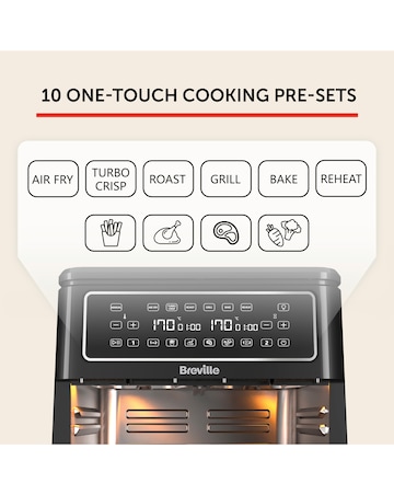 Breville VDF130 Halo Flexi Dual 11 Litre Air Fryer