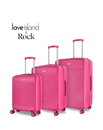 Rock Love Island 3pc Suitcase Set