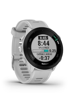 Garmin Forerunner 55 GPS Running Smart Watch - White