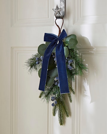 Frosted Blue Berry Swag