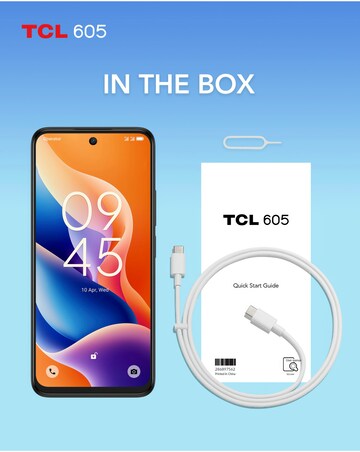 TCL 605 4G 128GB - Obsidian Black