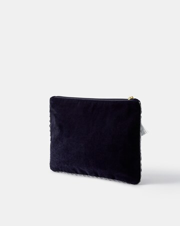 Accessorize Embellished Velvet Pouch