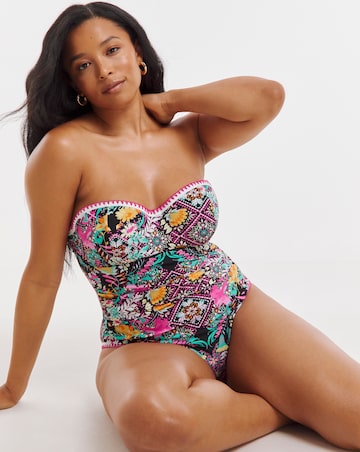 Figleaves Frida Underwired Bandeau Swimsuit