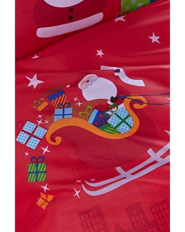Catherine Lansfield Santa's Christmas Presents Reversible Duvet Cover Set