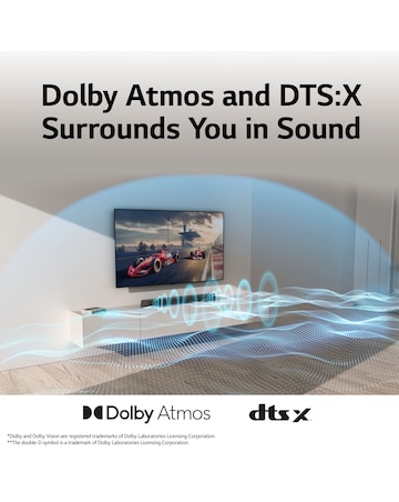 LG USE6S 3ch 100W All-in-One Soundbar with Dolby Atmos